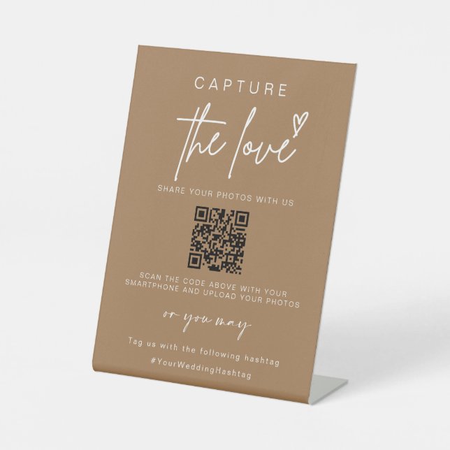 Expositor En L Boda Captura El Amor | Foto compartida Código QR (Anverso)
