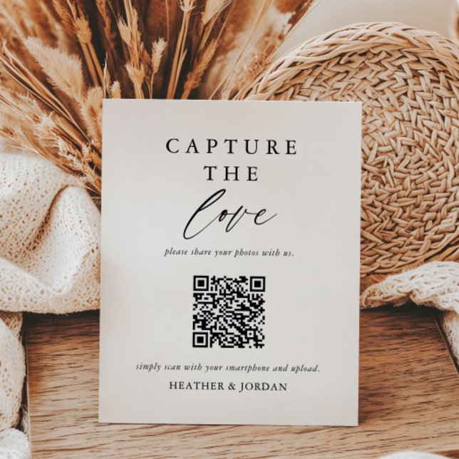 Expositor En L Boda Capturar El Rótulo De Código QR De Love Photo (Subido por el creador)