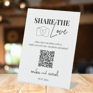 Expositor En L Boda Comparte El Amor   Foto compartida Código QR