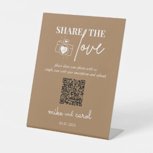 Expositor En L Boda Comparte El Amor   Foto compartida Código QR