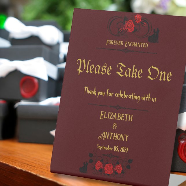 Expositor En L Boda de amor eterno Rótulo de tabletop (Subido por el creador)