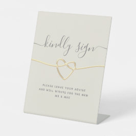 Expositor En L Boda de caligrafía de oro