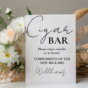 Expositor En L Boda de escritura Minimalista moderna Rótulo de ba
