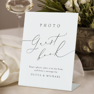Expositor En L Boda de escritura moderna minimalista - Libro de i