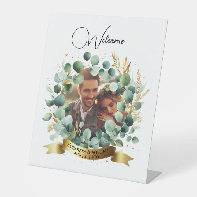 Expositor En L Boda de FOTO: parejas de recién casados (Anverso)