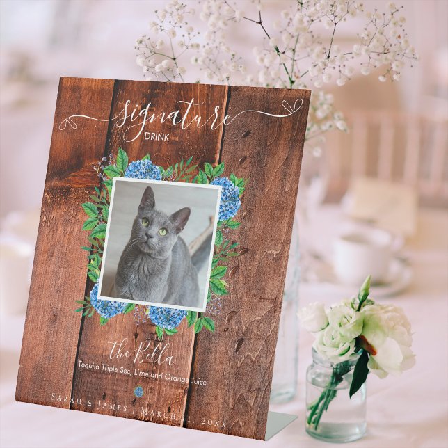 Expositor En L Boda de hidrangea de madera Mascota fotográfico fi (Subido por el creador)