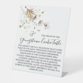 EXPOSITOR EN L BODA DE LA MESA DE COOKIE JOVEN