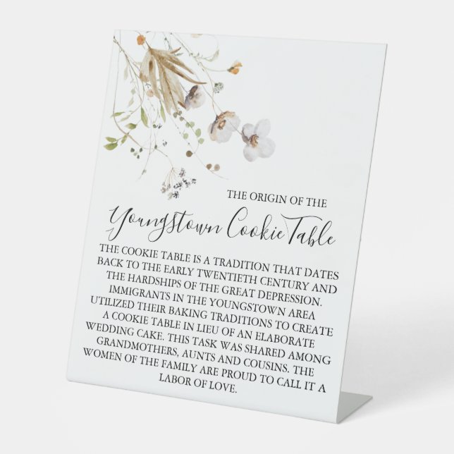 EXPOSITOR EN L BODA DE LA MESA DE COOKIE JOVEN (Anverso)