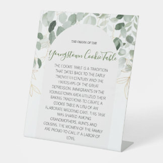 EXPOSITOR EN L BODA DE LA MESA DE COOKIE JOVEN