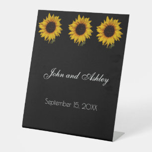 Expositor En L Boda de las gotas de agua de girasol