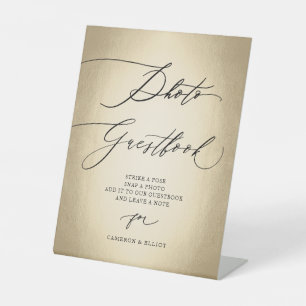 Expositor En L Boda de libros de fotografía con guión gráfico de 