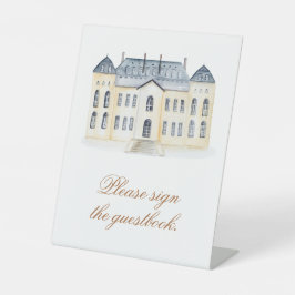 Expositor En L Boda de Mano de Agua Inglés