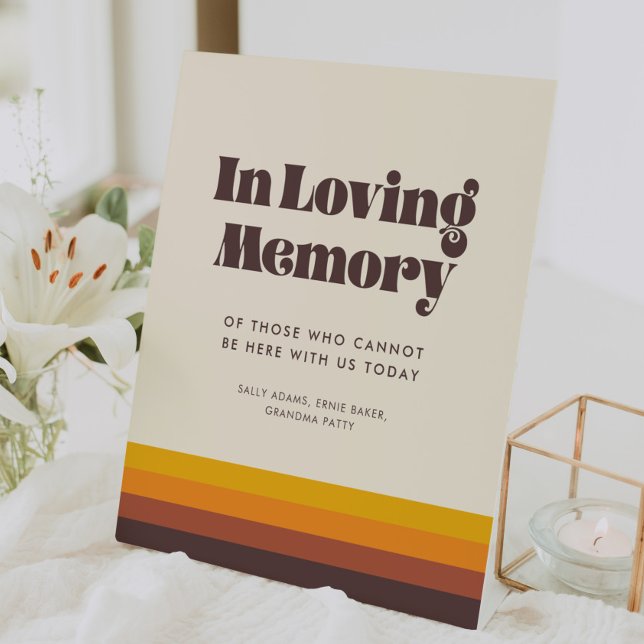 Expositor En L Boda de memoria de amor retro 60 (Subido por el creador)