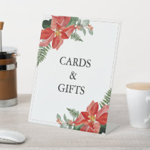 Boda de Navidad Rojos Poinsettia de Invierno Rústi