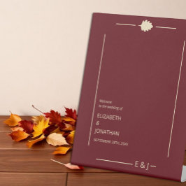 Expositor En L Boda de otoño en Borgoña