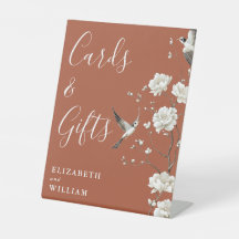 Boda De Regalos Y Tarjetas Chinoiserie Terracotta