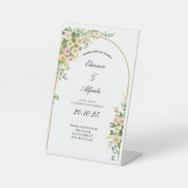 Expositor En L Boda de Rosa Acuarela 