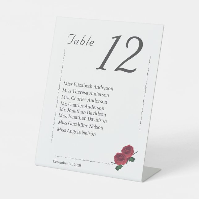 Expositor En L Boda de Rosas finos (Anverso)