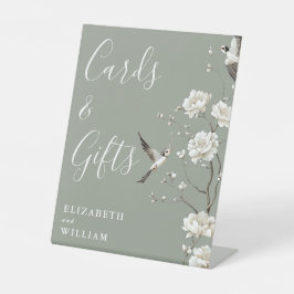 Expositor En L Boda De Tarjetas Y Regalos De Chinoiserie De Sage 