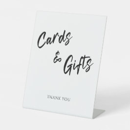 Expositor En L Boda de tarjetas y regalos Minimalistas modernos