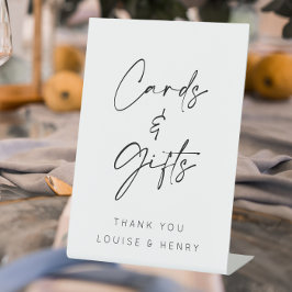 Expositor En L Boda de tarjetas y regalos Mínimo