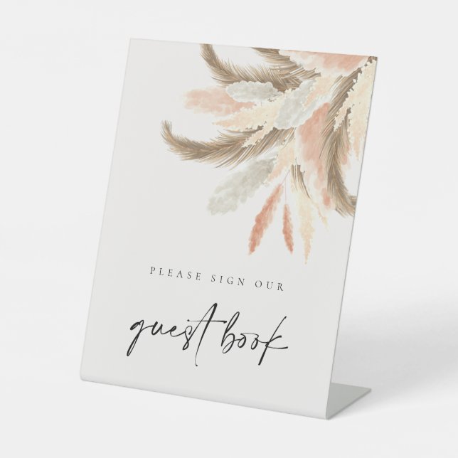 Expositor En L Boda del Libro de Oro Pampas Grass C100 (Anverso)