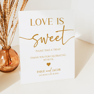 Expositor En L Boda elegante, el amor es un dulce trato en la mes