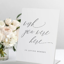 Expositor En L Boda elegante en memoria Te deseo aquí