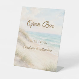 Expositor En L Boda en la costa con barra libre