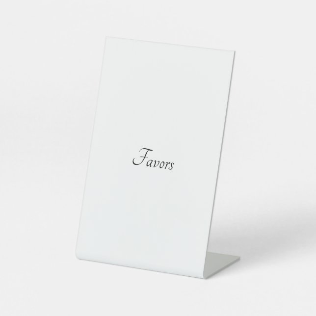 Expositor En L Boda Favorece el Rótulo de mesa! ¡Añadir imágenes  (Anverso)