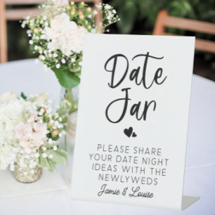 Expositor En L Boda Fecha Jar Ideas Guía Alternativa