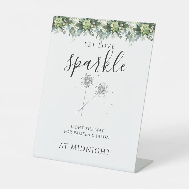 Expositor En L Boda floral acuarela de verano (Anverso)