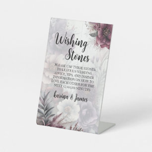 Expositor En L Boda floral de Wire Stones