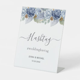 Expositor En L Boda Floral Rustic Blue Winter