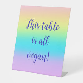 Expositor En L Boda gradiente gradiente arcoiris pastel