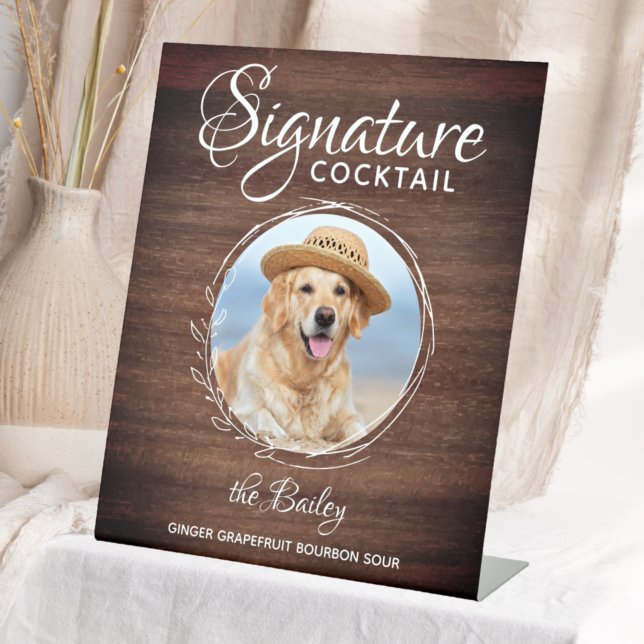 Expositor En L Boda mascota Firma Bebe Cóctel Perro Bar (Subido por el creador)