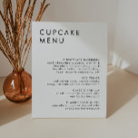 Expositor En L Boda minimalista Bar de postres Rótulo de menú de<br><div class="desc">Este es un elegante y moderno cartel de menú de quequitos nupciales con un diseño minimalista y una bonita y moderna fuente. Todos los colores son editables. // Buscar "HARLOW" en la tienda Sinceramente de Nicole Zazzle por diseños coincidentes. * Si te gusta este diseño pero no lo ves disponible...</div>