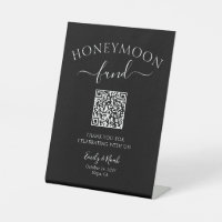 Boda Minimalista del Rótulo de código QR del Fondo