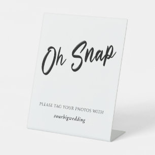 Expositor En L Boda Minimalista moderno Oh Snap