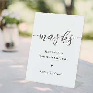 Expositor En L Boda moderno ducha de novia máscara facial