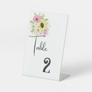 Expositor En L Boda Número de tabla Tarjeta Rótulo Pedestal