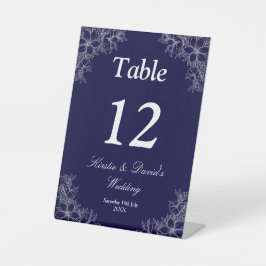 Expositor En L Boda Ornate Floral Plateado