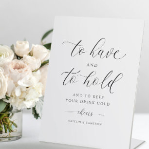 Expositor En L Boda Para Tener y Para Mantener Mantén Tu Bebida F
