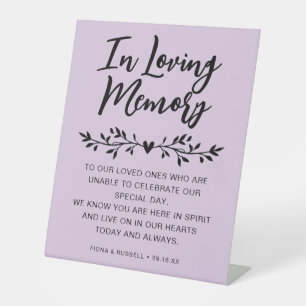 Expositor En L Boda Personalizada En Memoria Amorosa