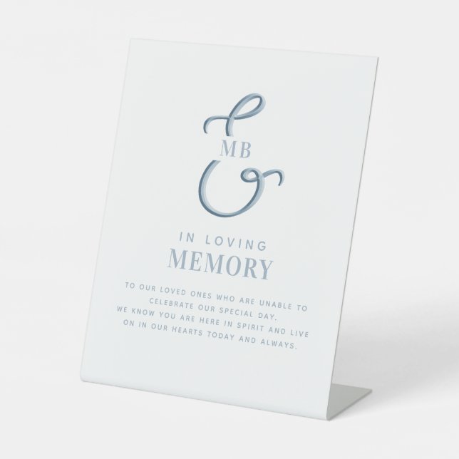 Expositor En L Boda Personalizada Recuerdo de Amor (Anverso)