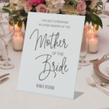 Boda reservada de la Madre de la Novia