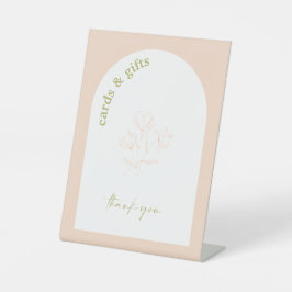 Expositor En L Boda Retro Bridal Ducha  Regalo Mesa Rótulo A115