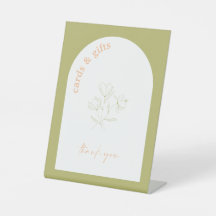 Boda Retro Bridal Ducha Regalo Mesa Rótulo A115