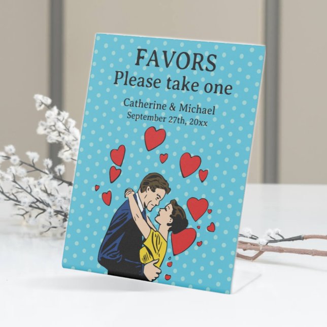 Expositor En L Boda romántico libro de historietas de arte pop de (Subido por el creador)