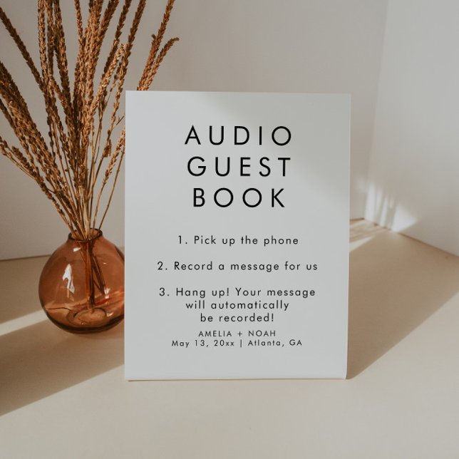 Expositor En L Boda simple y elegante del libro de audio (Subido por el creador)